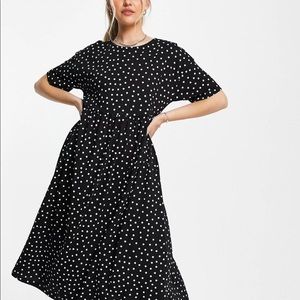 ASOS oversized midi smock dress